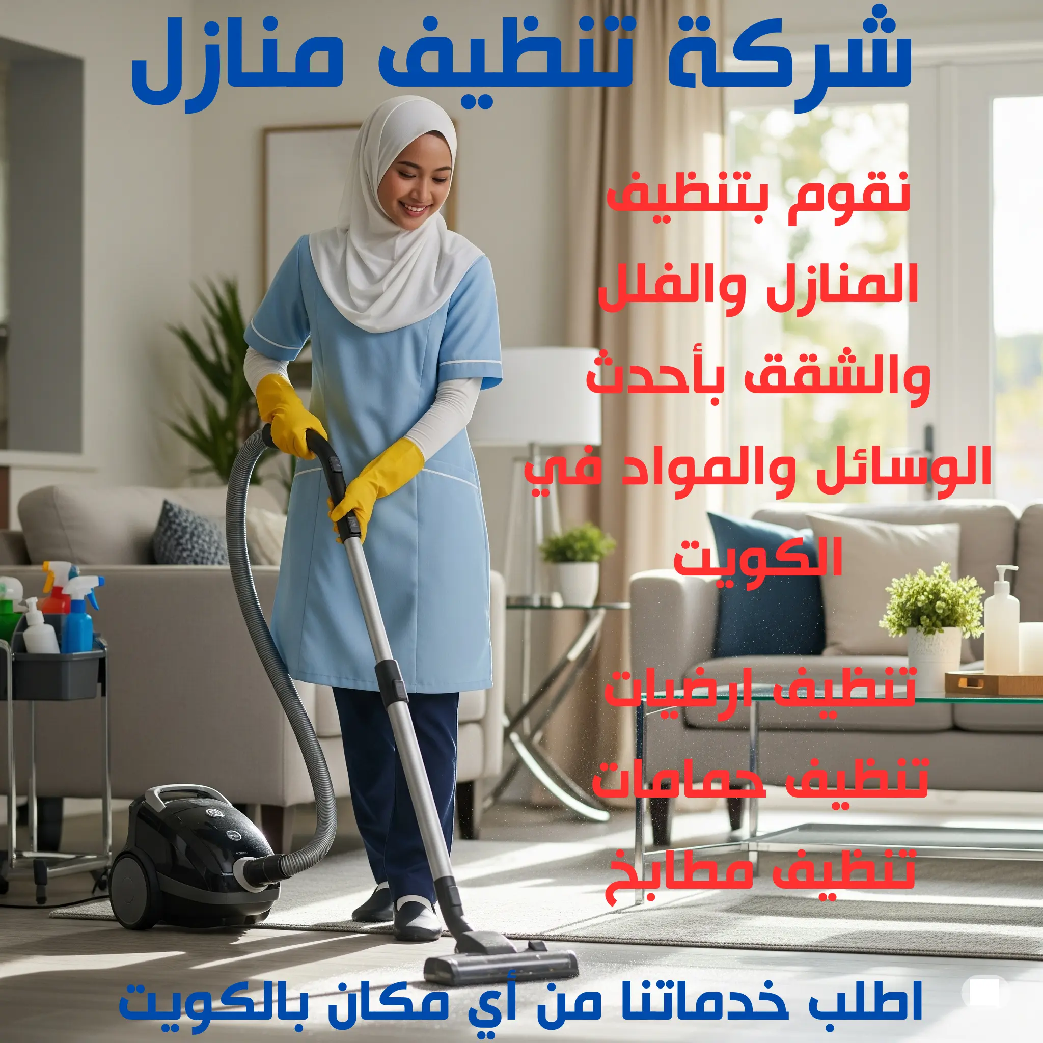 شركة تنظيف منازل 51509707 📞|زهرة البيت لخدمات التنظيف الكويت