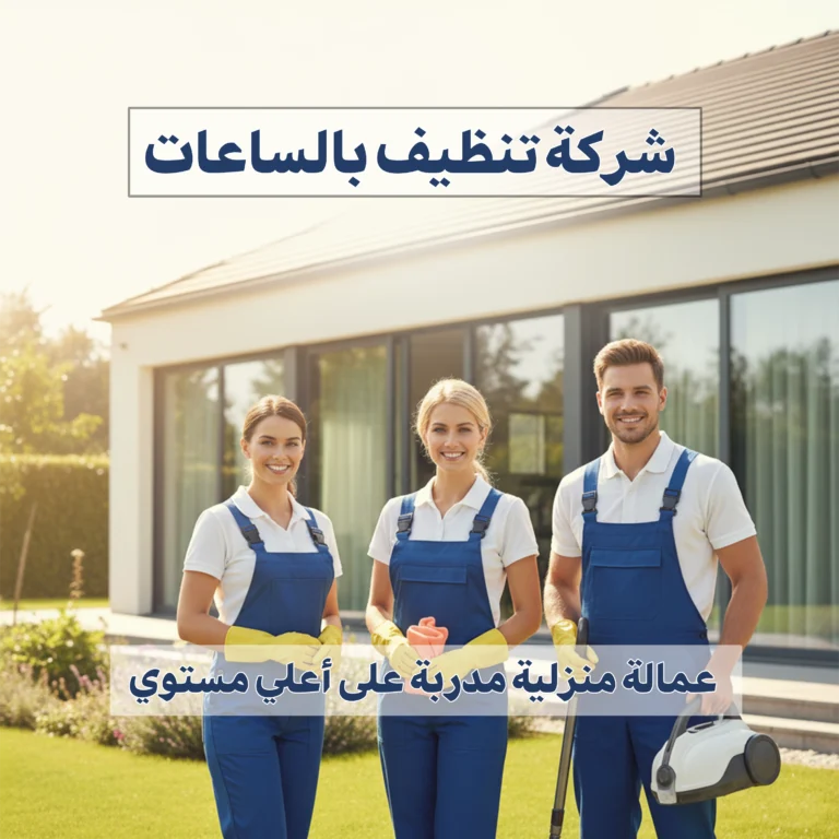 شركة تنظيف بالساعات
