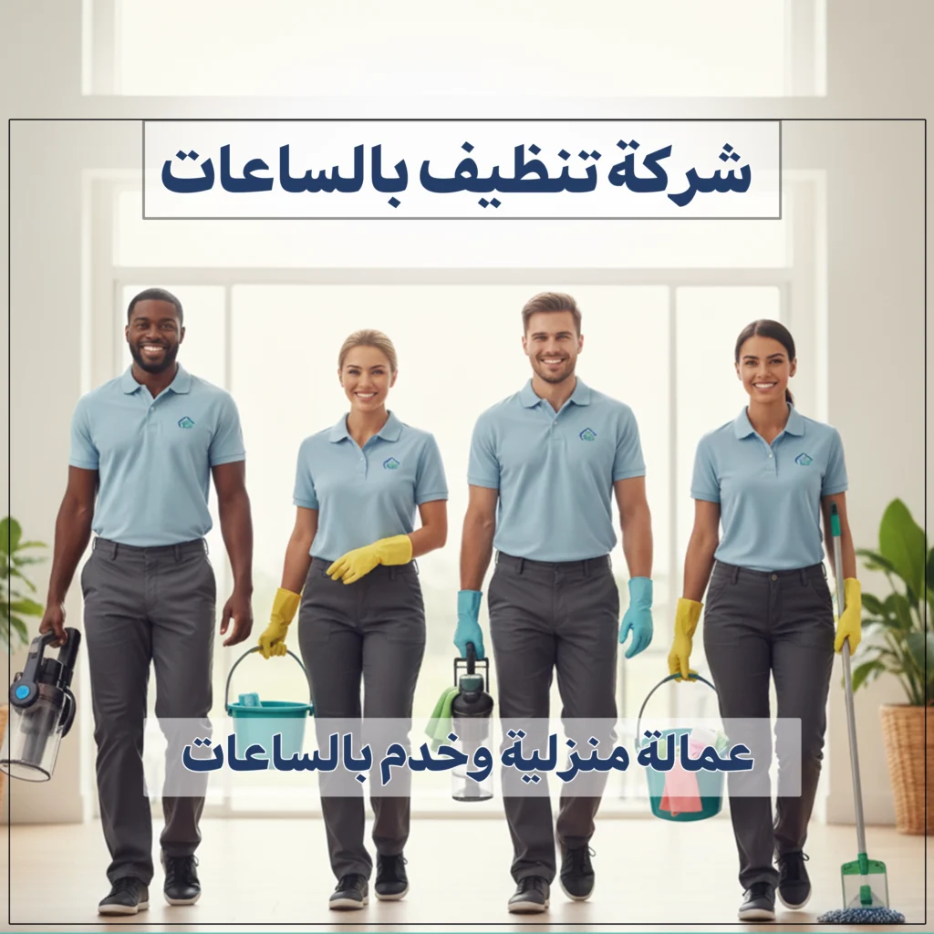 شركة تنظيف بالساعات